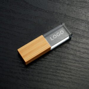 Acrylic with Wood USB Flash Drive-0