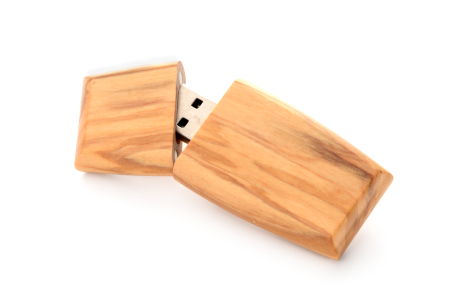 wooden USB drives